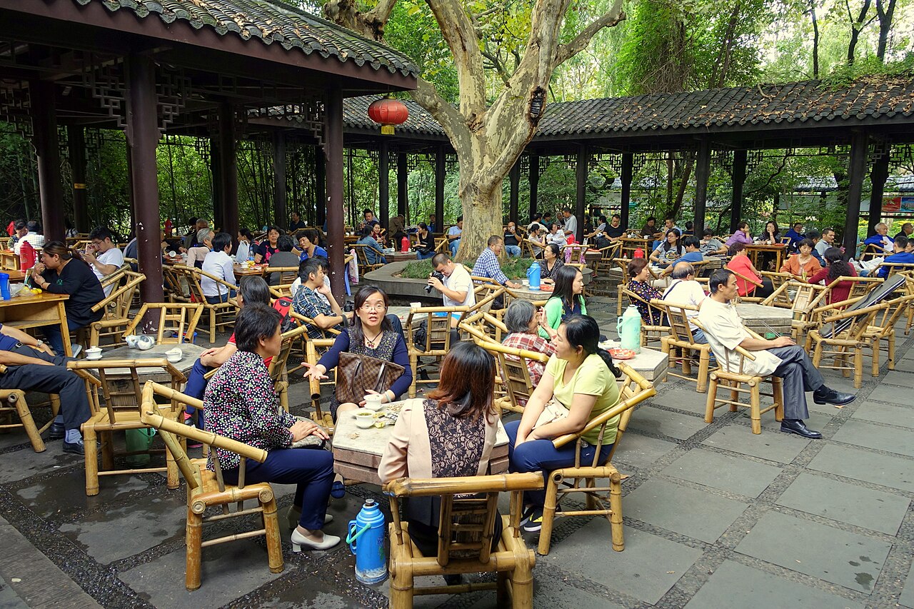 People's Park teahouse (KTV With a Time Cap or Don't Go)