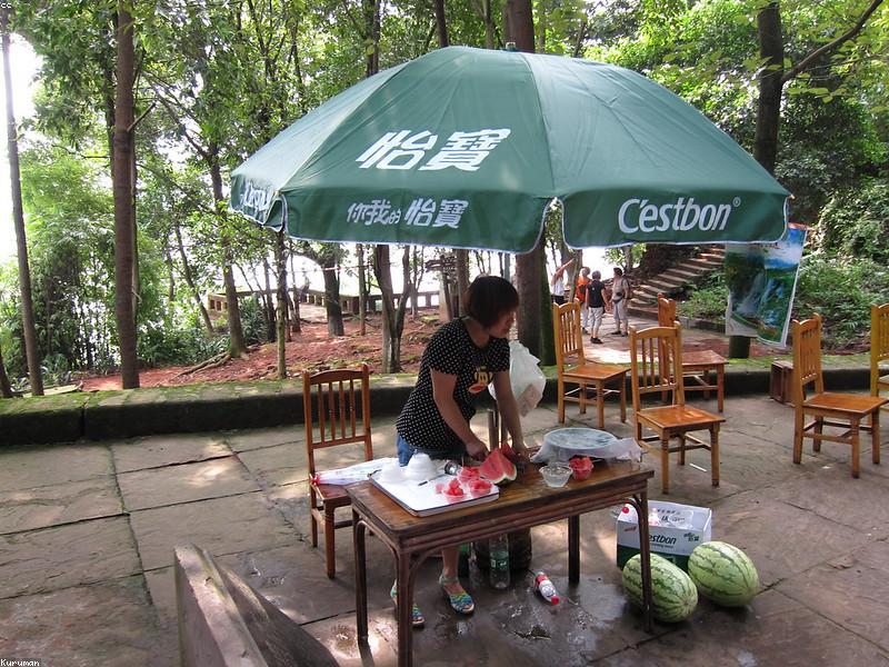 Leshan Boat View in August Heat Beats Stair Marathon